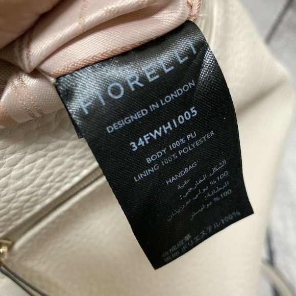 fiorelli off white Faux Leather crossbody‎ handbag Adjustable Strap - Picture 9 of 12